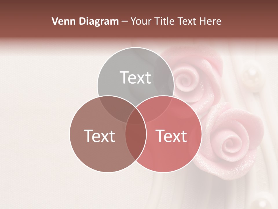 Cake Roses PowerPoint Template