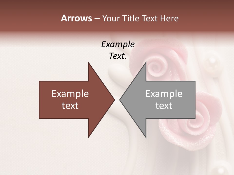 Cake Roses PowerPoint Template
