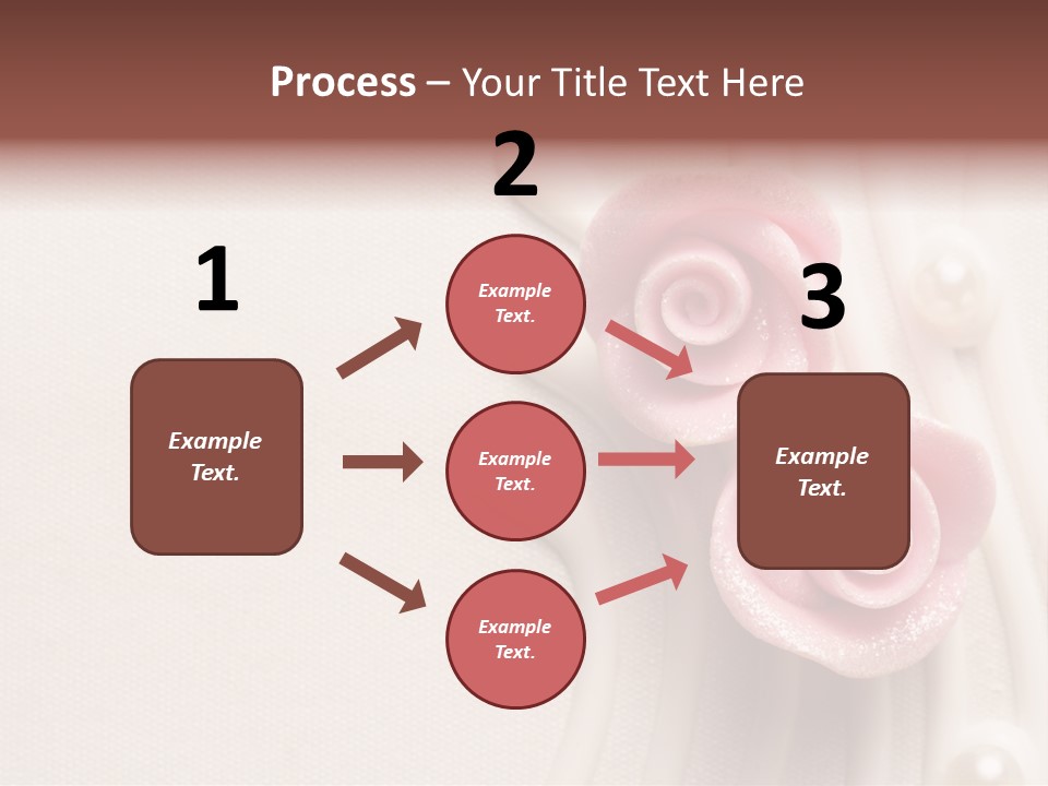 Cake Roses PowerPoint Template