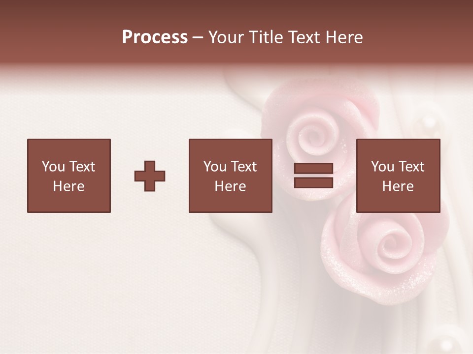 Cake Roses PowerPoint Template