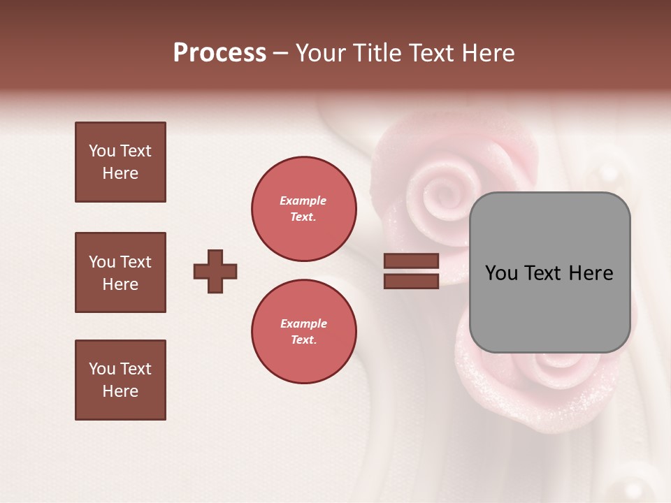 Cake Roses PowerPoint Template