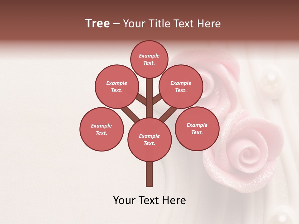 Cake Roses PowerPoint Template