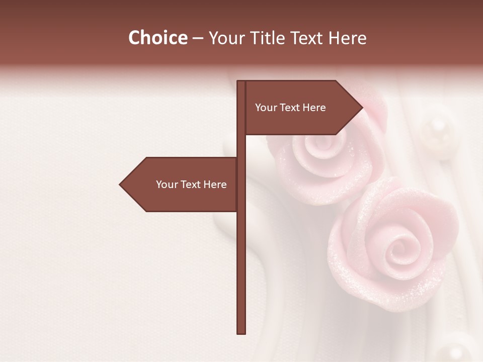 Cake Roses PowerPoint Template