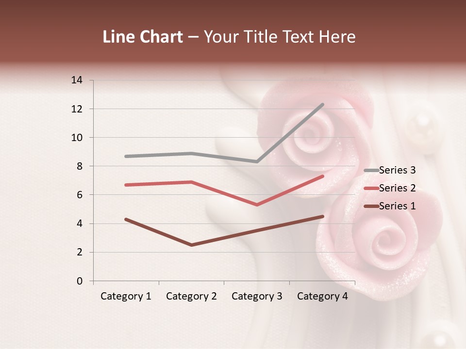 Cake Roses PowerPoint Template