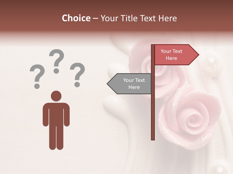 Cake Roses PowerPoint Template