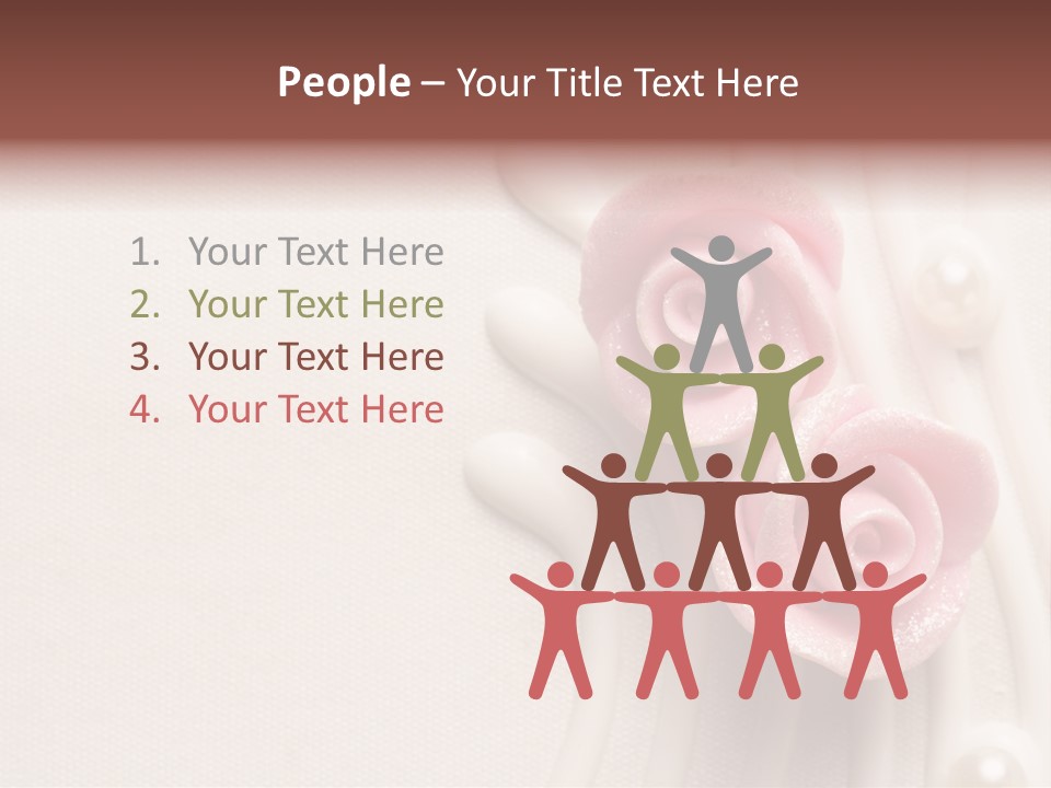 Cake Roses PowerPoint Template