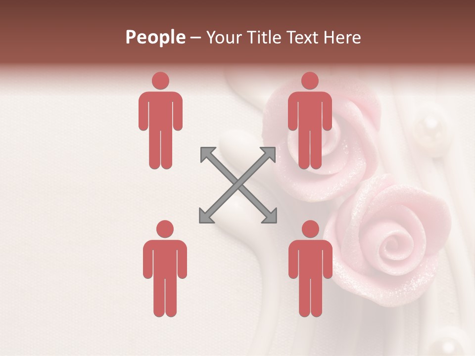 Cake Roses PowerPoint Template