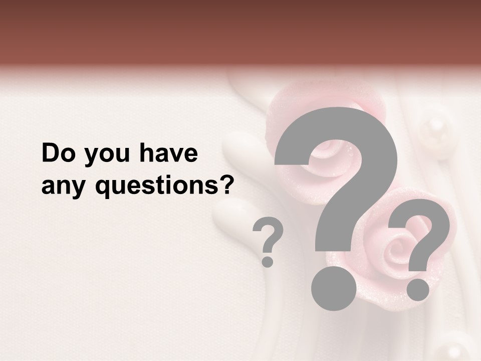 Cake Roses PowerPoint Template