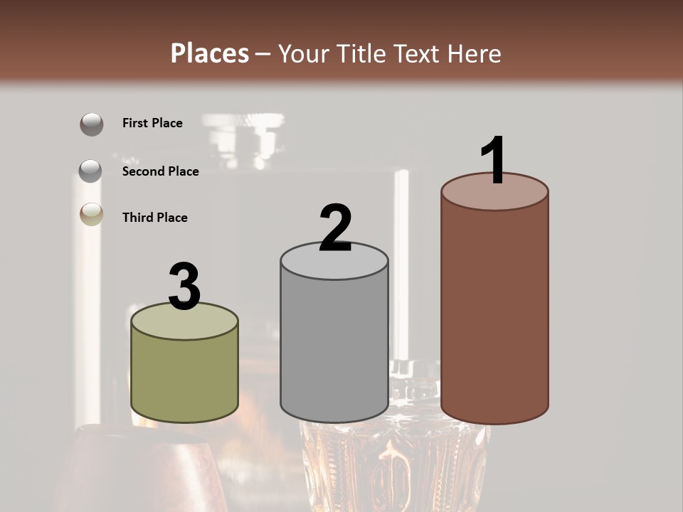 Tobacco Facetted Alcohol PowerPoint Template