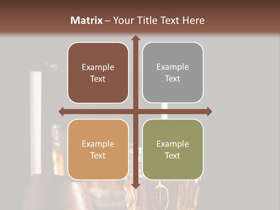 Tobacco Facetted Alcohol PowerPoint Template