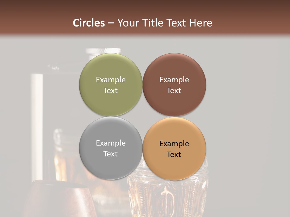 Tobacco Facetted Alcohol PowerPoint Template
