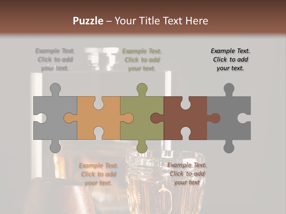 Tobacco Facetted Alcohol PowerPoint Template