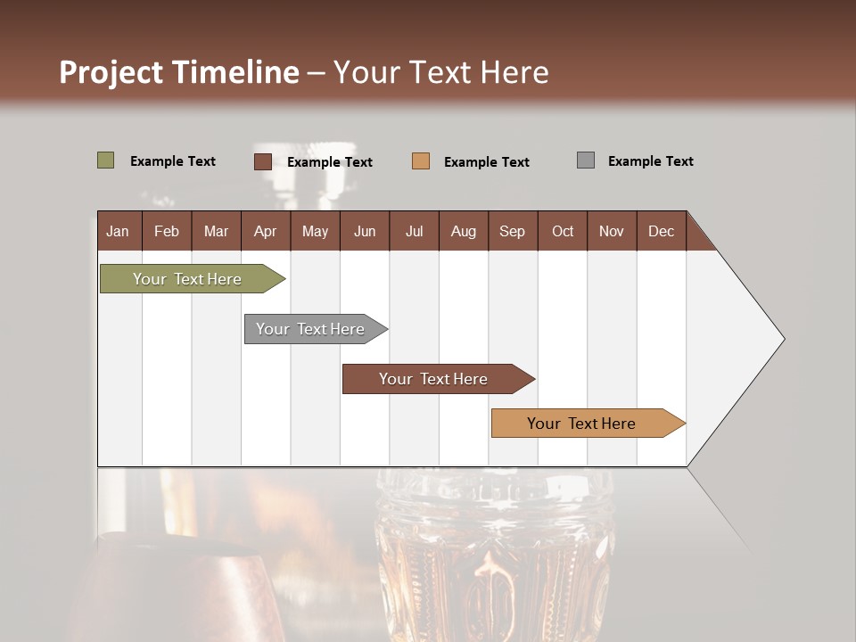 Tobacco Facetted Alcohol PowerPoint Template