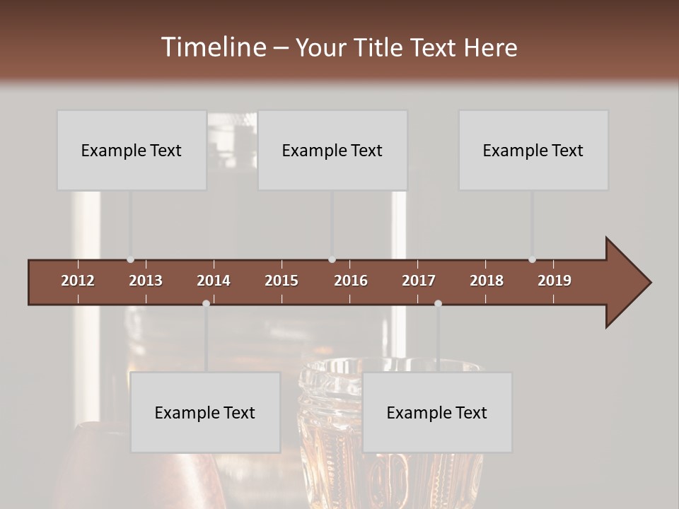 Tobacco Facetted Alcohol PowerPoint Template