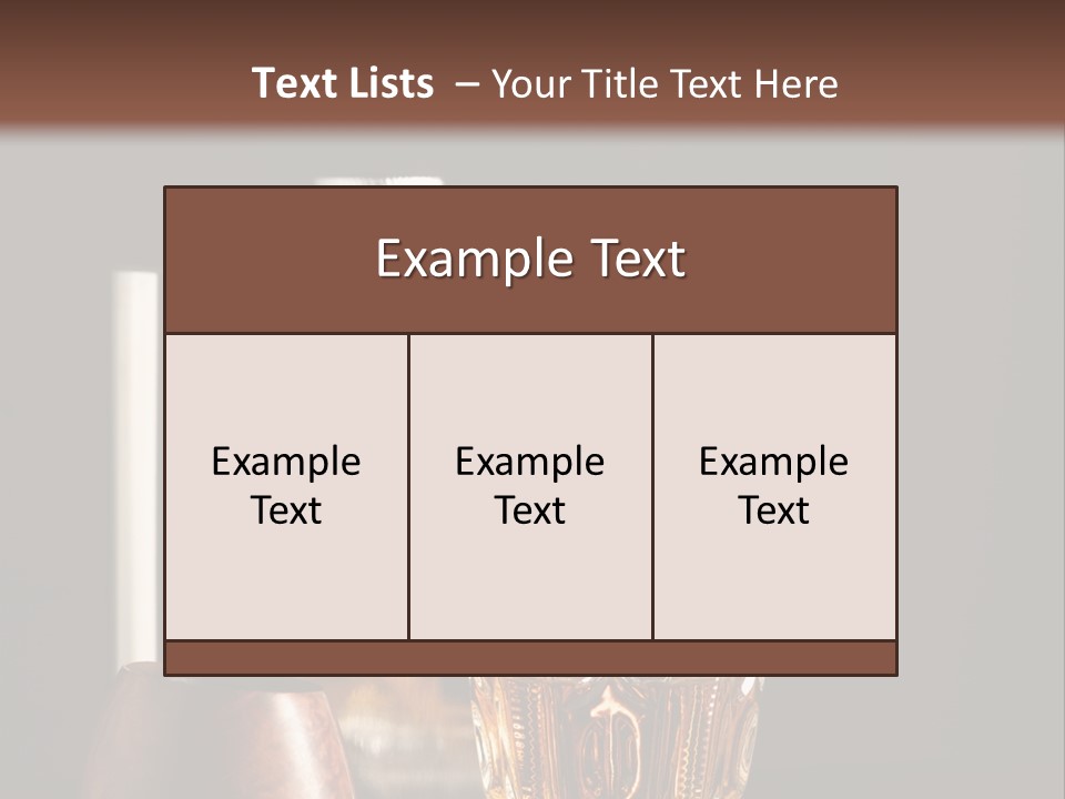 Tobacco Facetted Alcohol PowerPoint Template