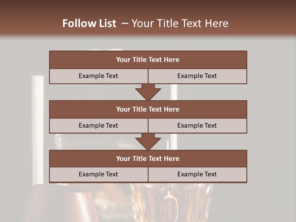 Tobacco Facetted Alcohol PowerPoint Template