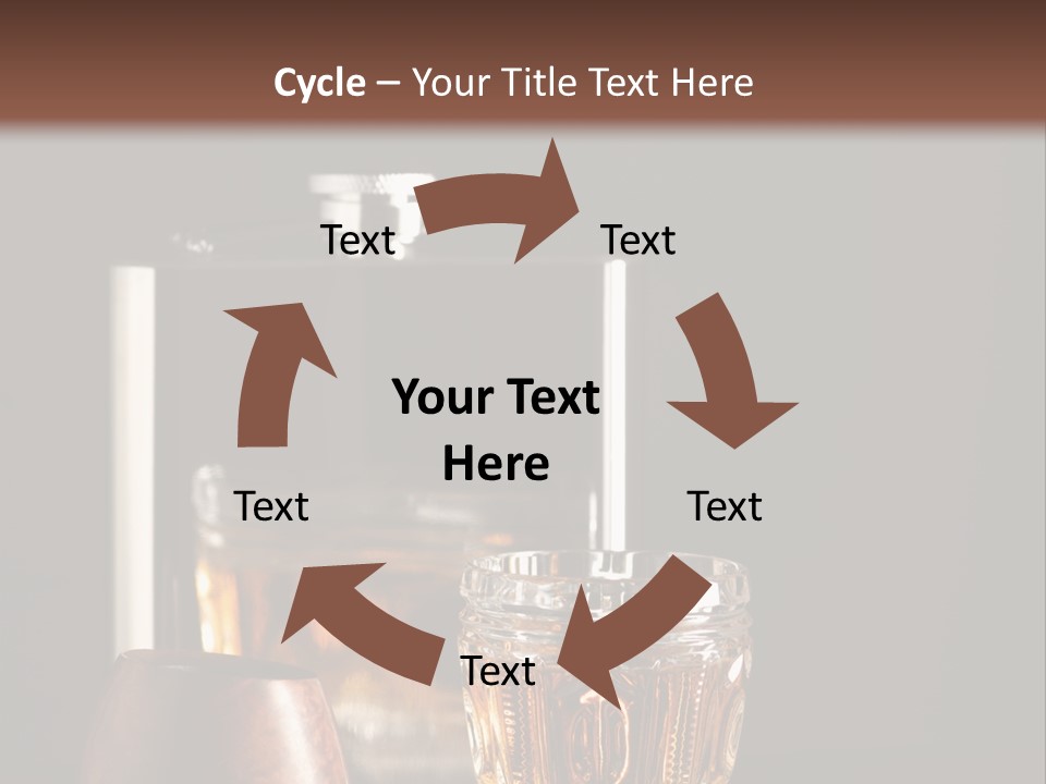 Tobacco Facetted Alcohol PowerPoint Template