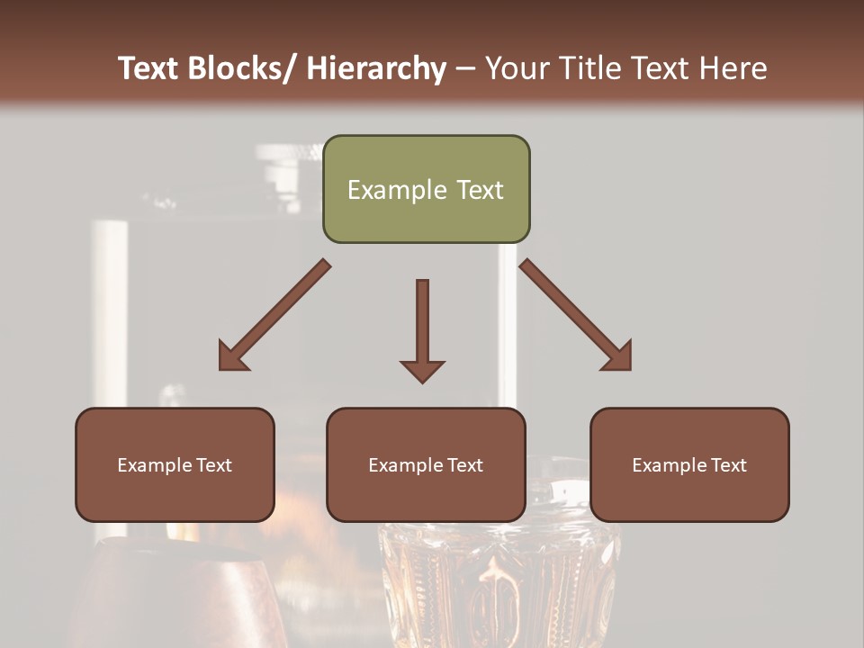 Tobacco Facetted Alcohol PowerPoint Template