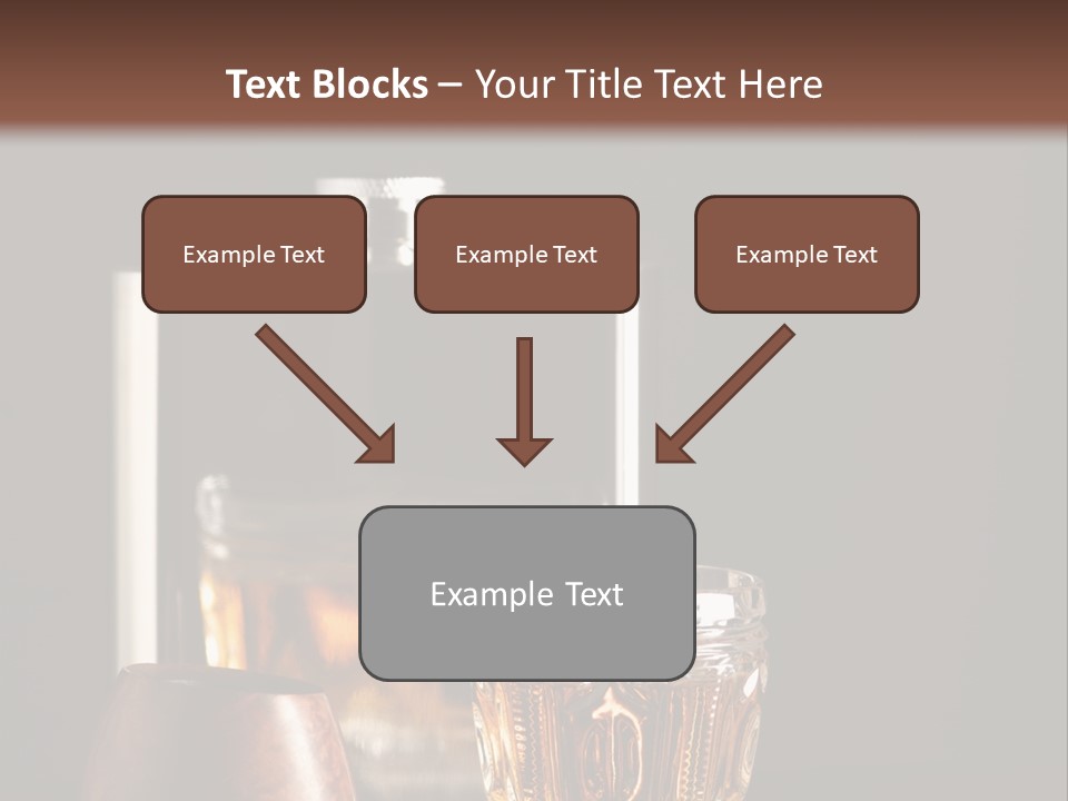 Tobacco Facetted Alcohol PowerPoint Template