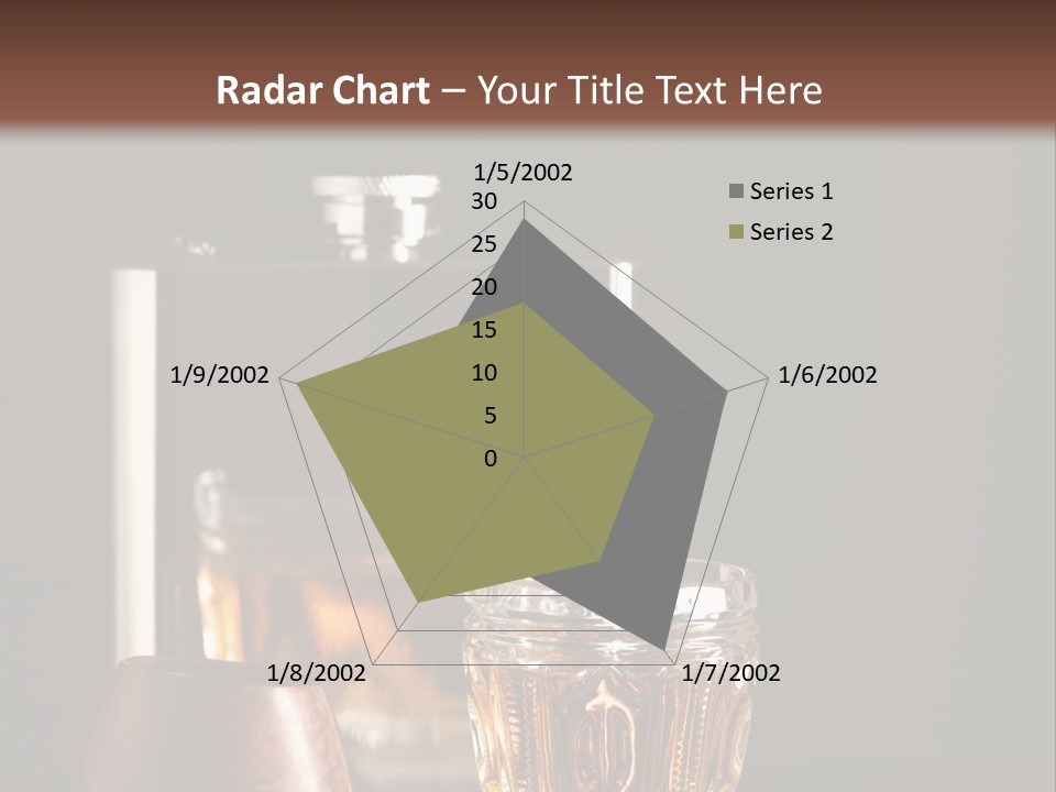 Tobacco Facetted Alcohol PowerPoint Template