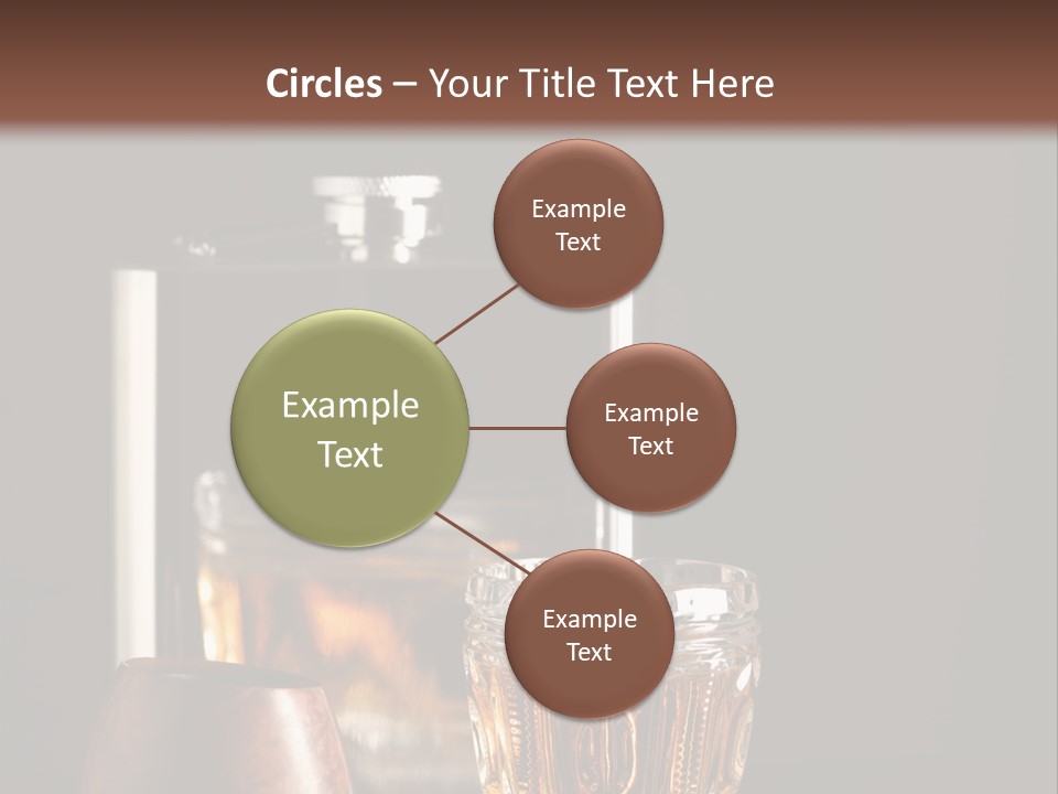Tobacco Facetted Alcohol PowerPoint Template