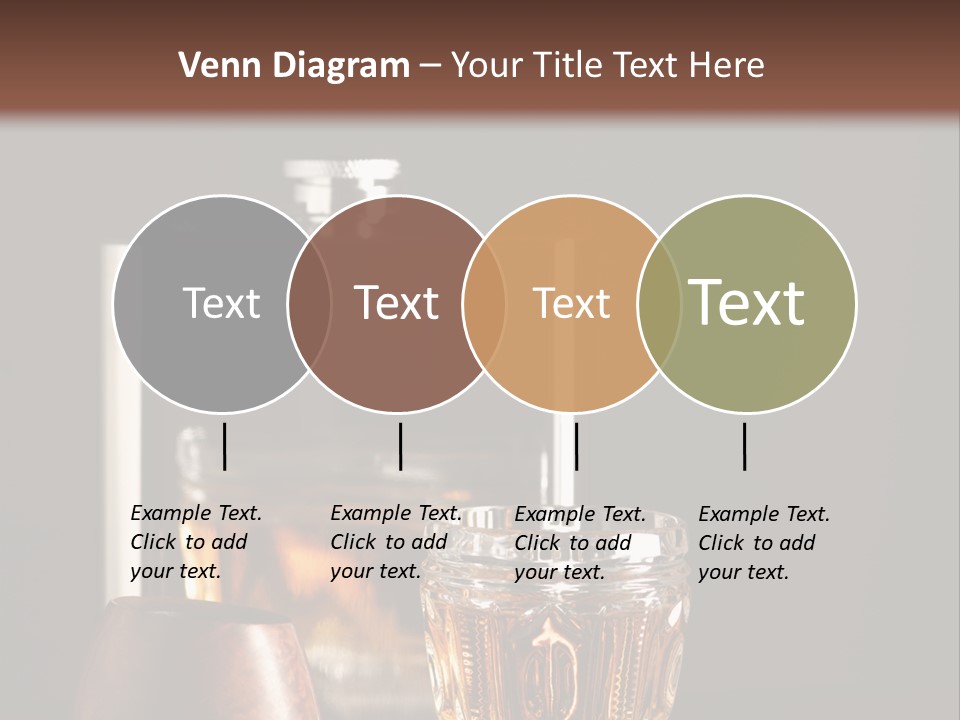 Tobacco Facetted Alcohol PowerPoint Template