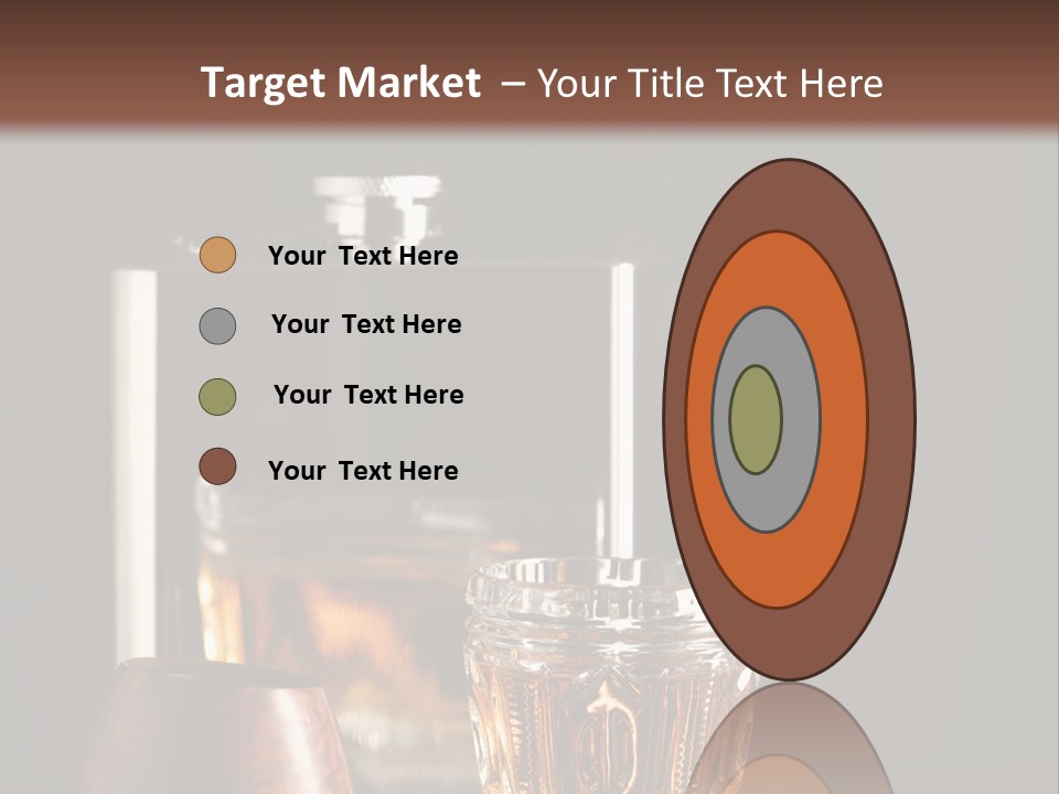 Tobacco Facetted Alcohol PowerPoint Template