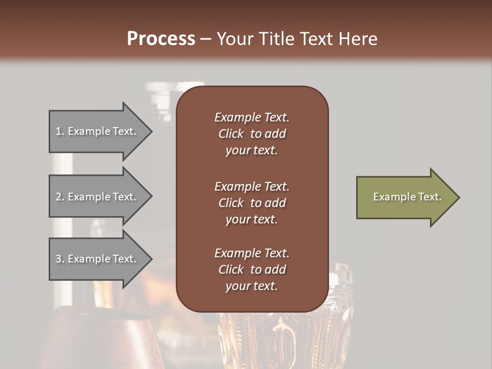 Tobacco Facetted Alcohol PowerPoint Template