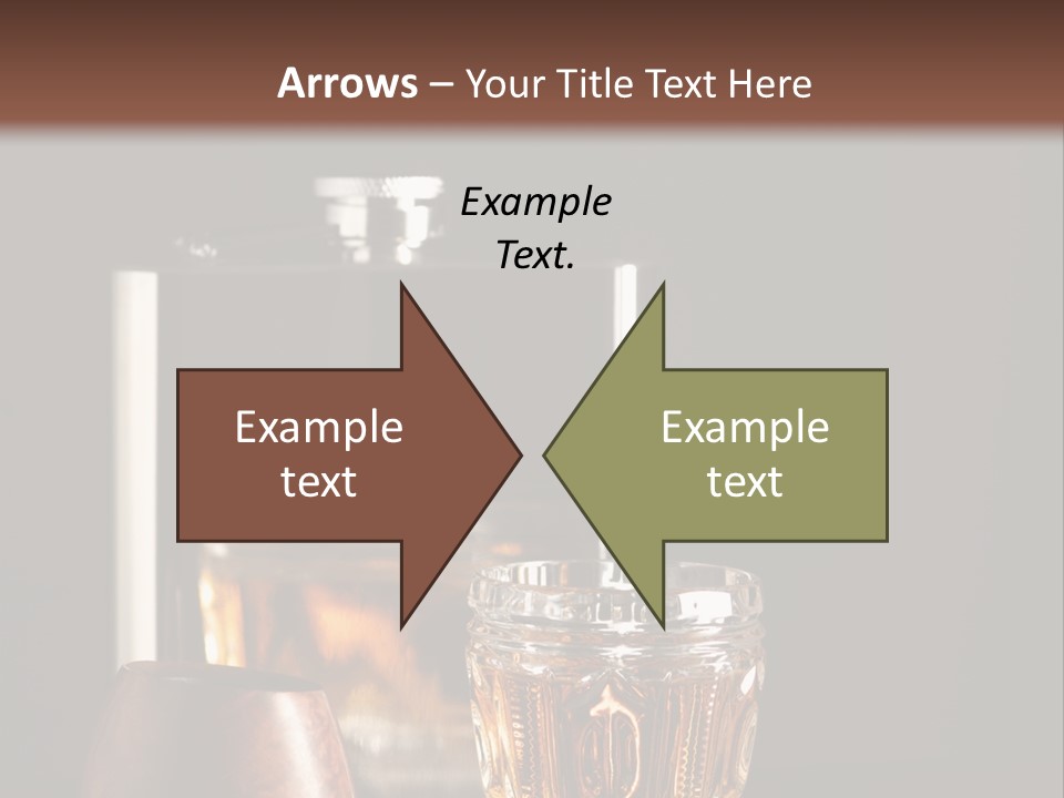 Tobacco Facetted Alcohol PowerPoint Template