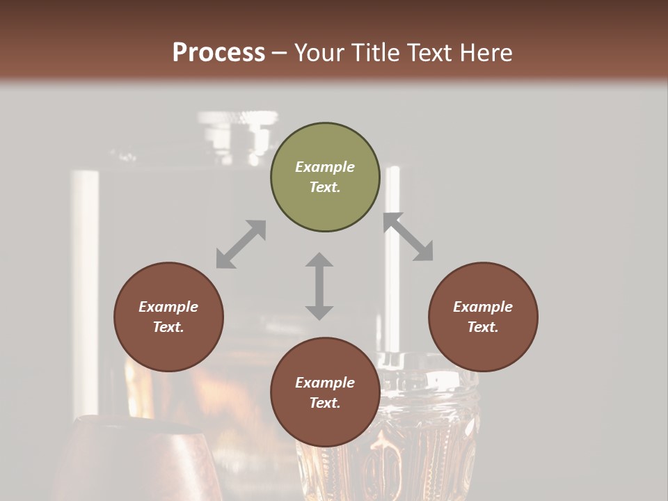 Tobacco Facetted Alcohol PowerPoint Template