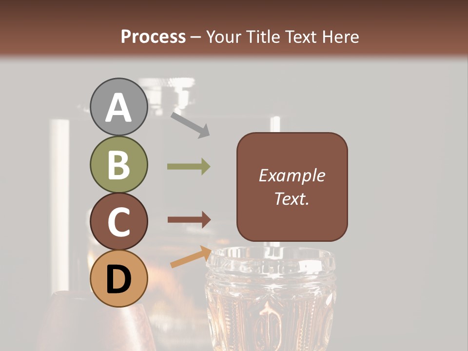 Tobacco Facetted Alcohol PowerPoint Template