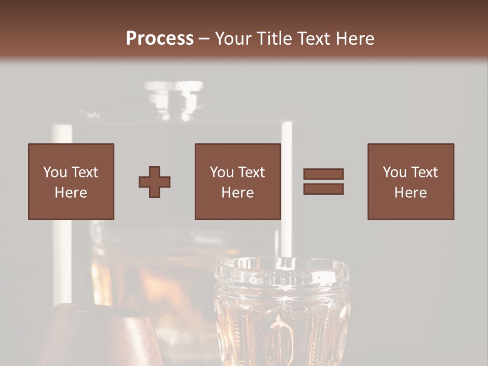 Tobacco Facetted Alcohol PowerPoint Template