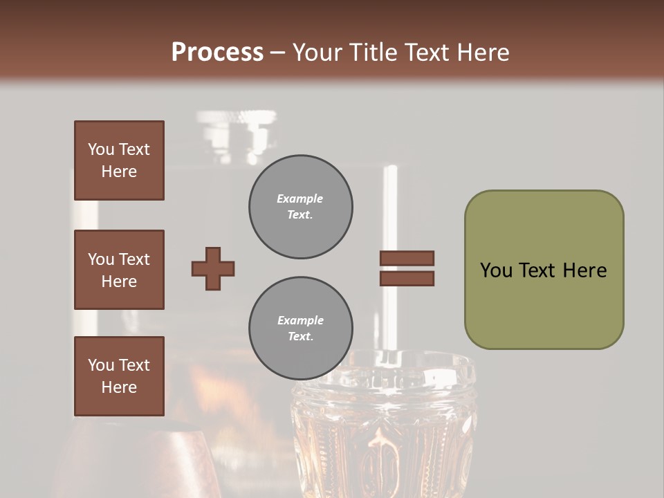 Tobacco Facetted Alcohol PowerPoint Template