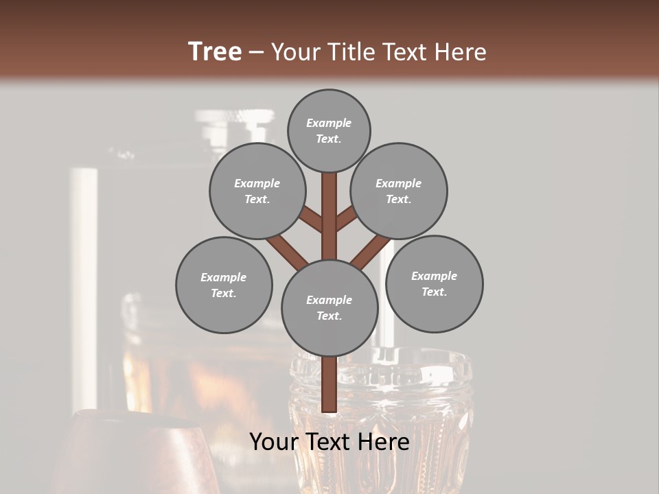 Tobacco Facetted Alcohol PowerPoint Template