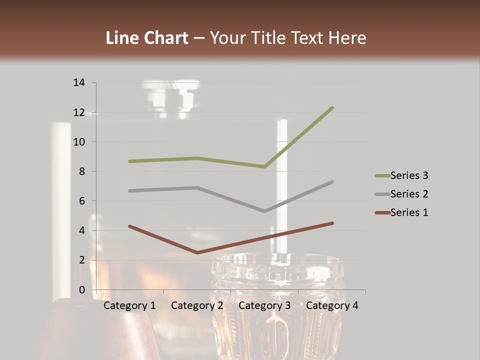 Tobacco Facetted Alcohol PowerPoint Template