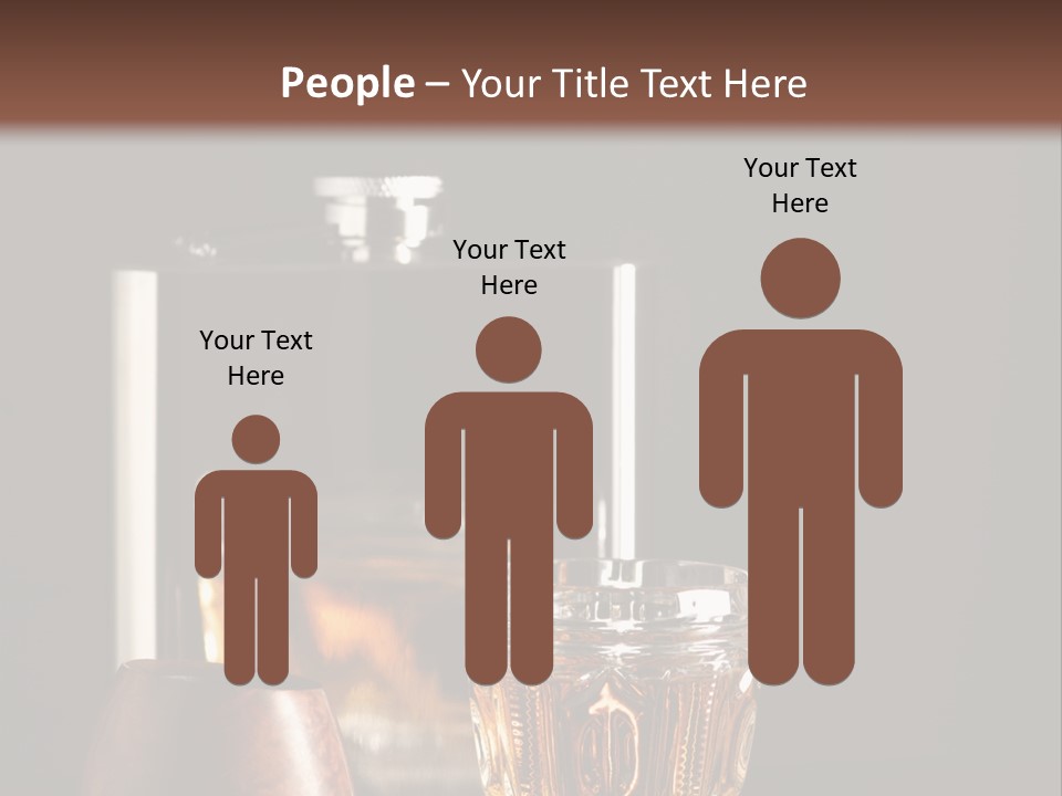 Tobacco Facetted Alcohol PowerPoint Template