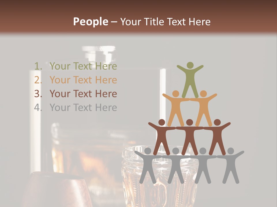 Tobacco Facetted Alcohol PowerPoint Template