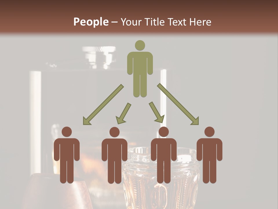 Tobacco Facetted Alcohol PowerPoint Template