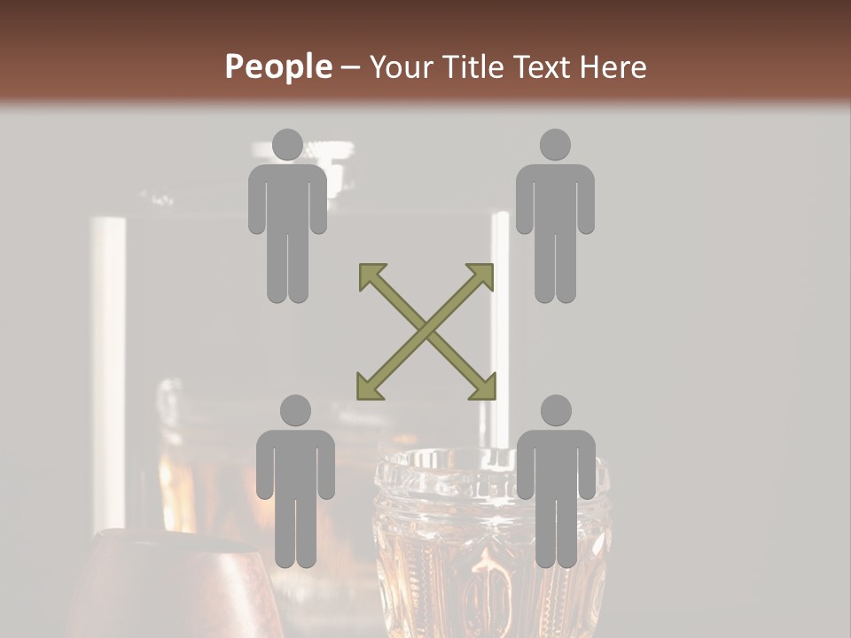 Tobacco Facetted Alcohol PowerPoint Template
