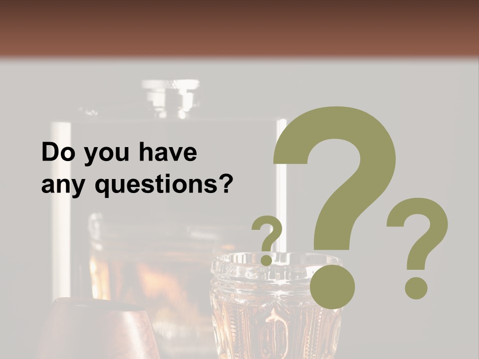 Tobacco Facetted Alcohol PowerPoint Template