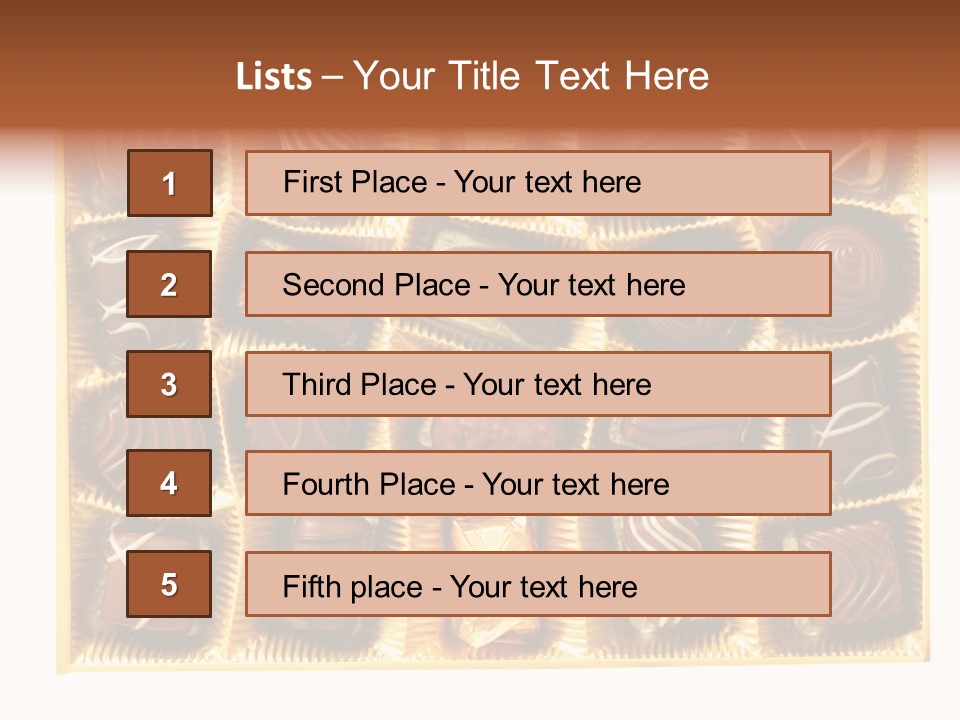 Praline Box PowerPoint Template