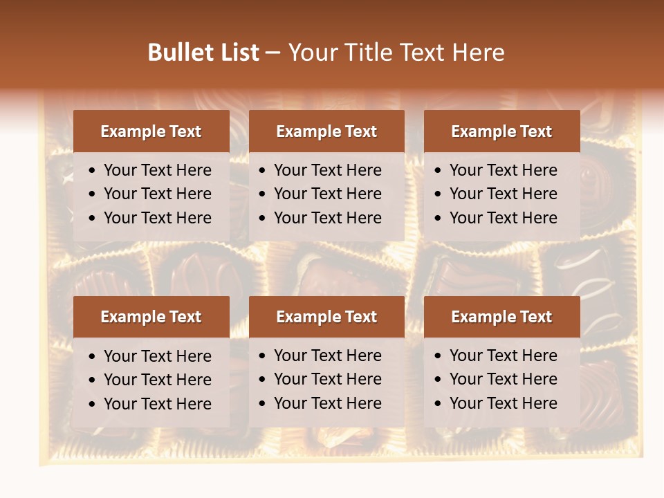 Praline Box PowerPoint Template