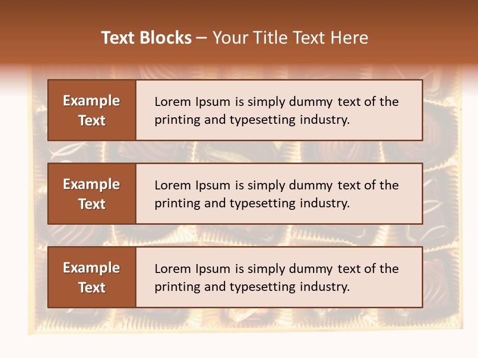 Praline Box PowerPoint Template