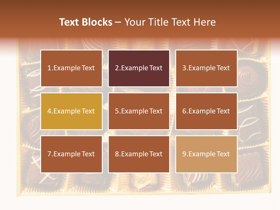 Praline Box PowerPoint Template