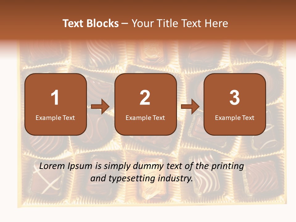 Praline Box PowerPoint Template