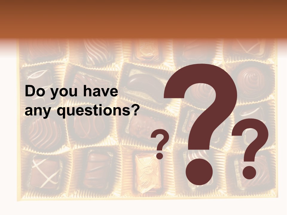 Praline Box PowerPoint Template