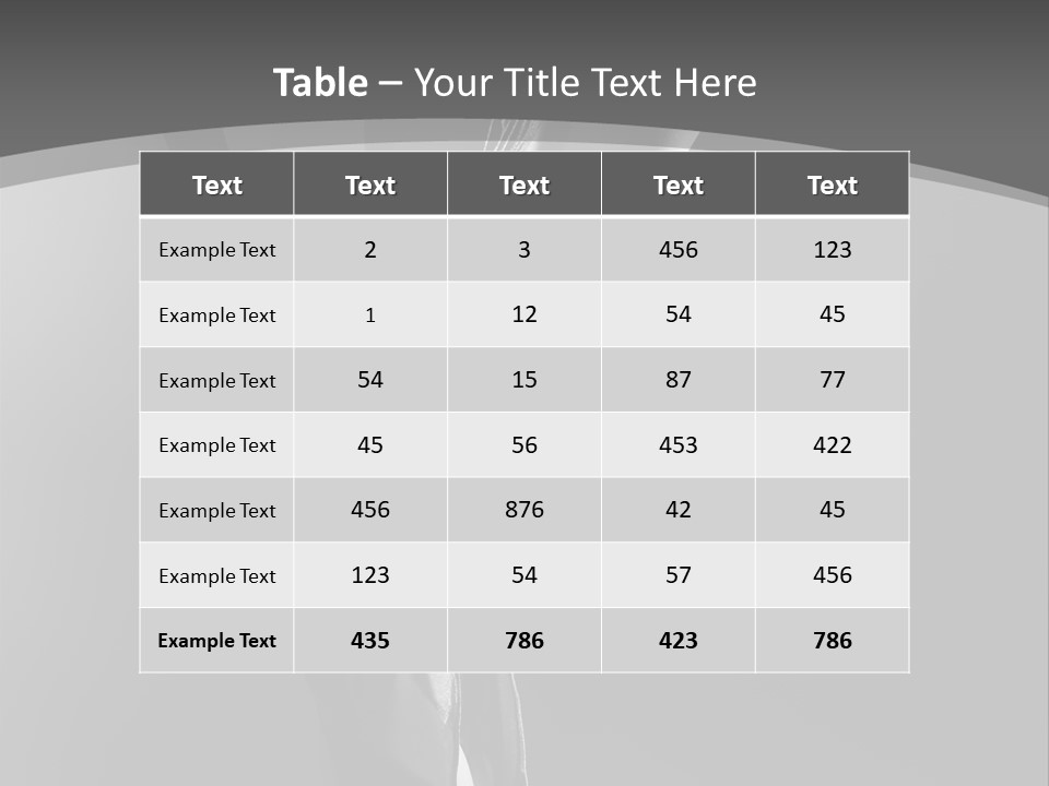 High Contrast Portrait PowerPoint Template