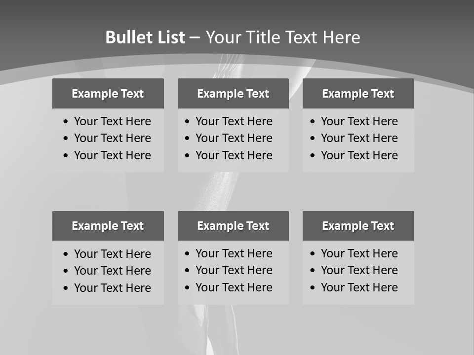 High Contrast Portrait PowerPoint Template