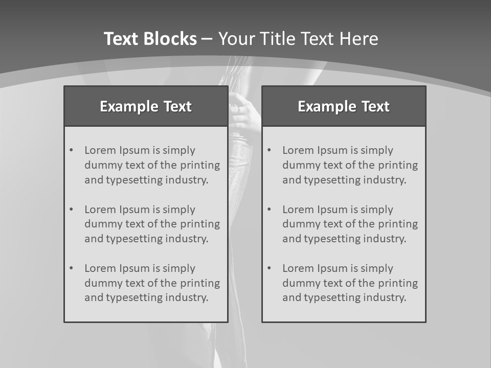 High Contrast Portrait PowerPoint Template