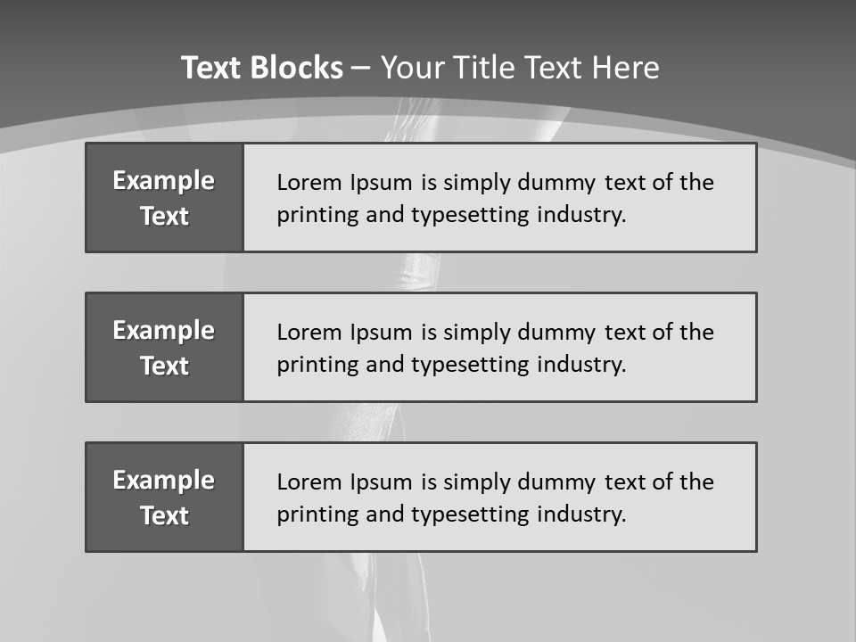 High Contrast Portrait PowerPoint Template